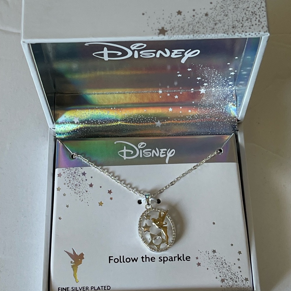 Disney Classics Jewelry | Tinker Bell and Stars | Pendant Necklace - Picture 7 of 11